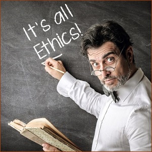 Everybody teaches ethics